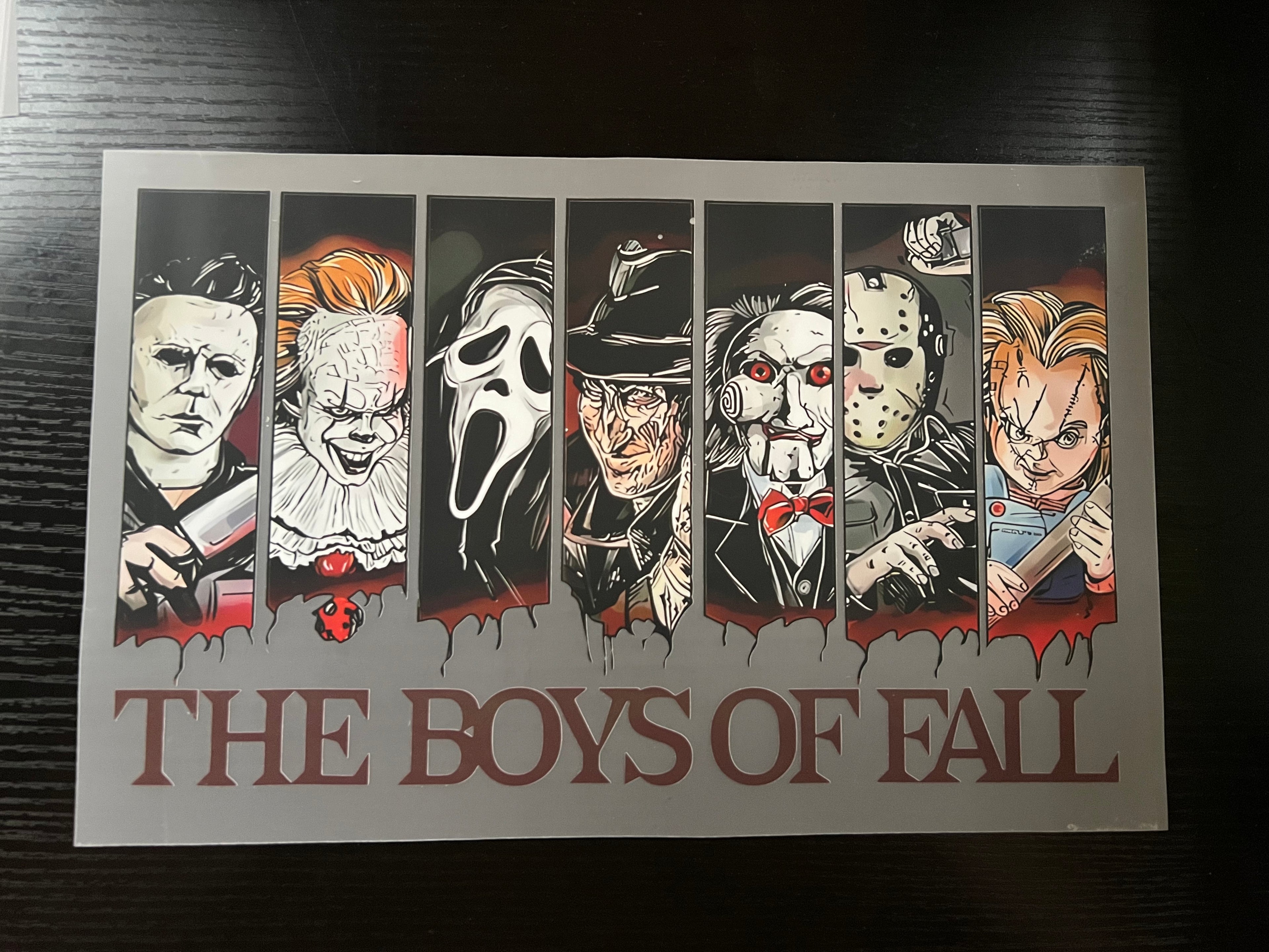 The boys of fall Print