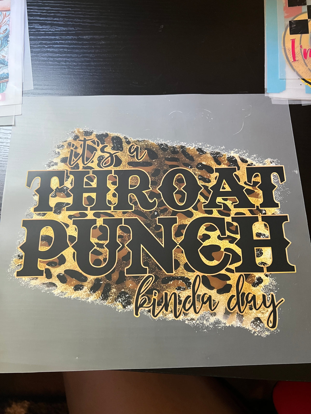 Throat Punch DTF Print