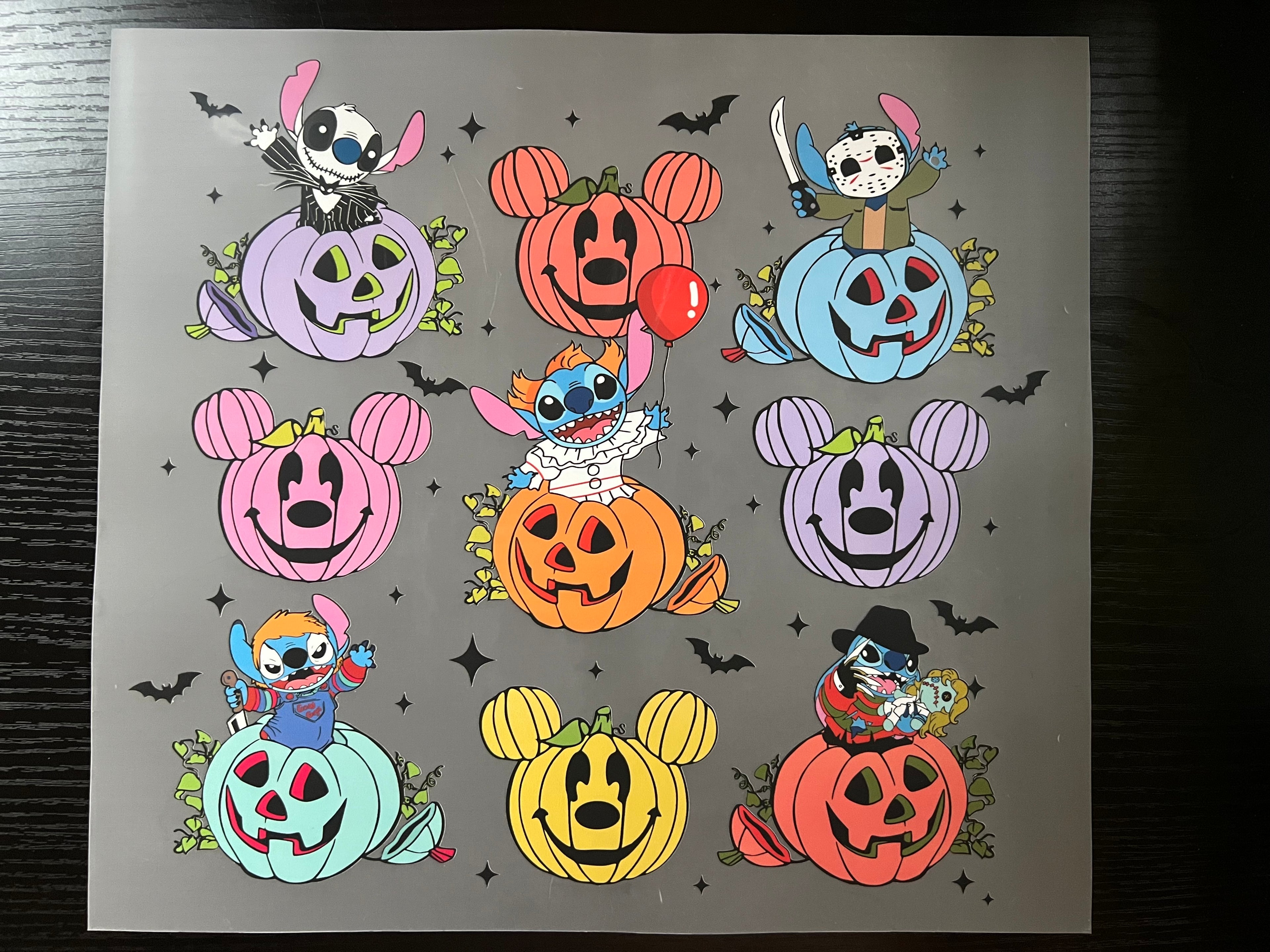 Halloween stitch print