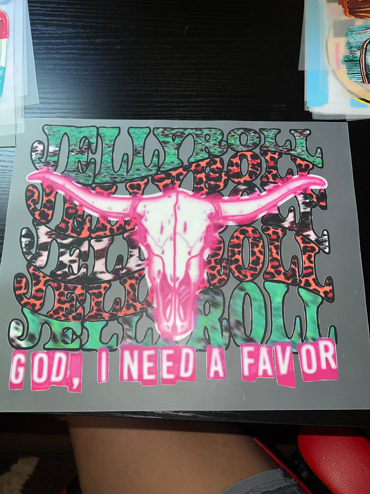 Jelly roll Dtf Print