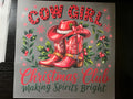 Cow Girl print