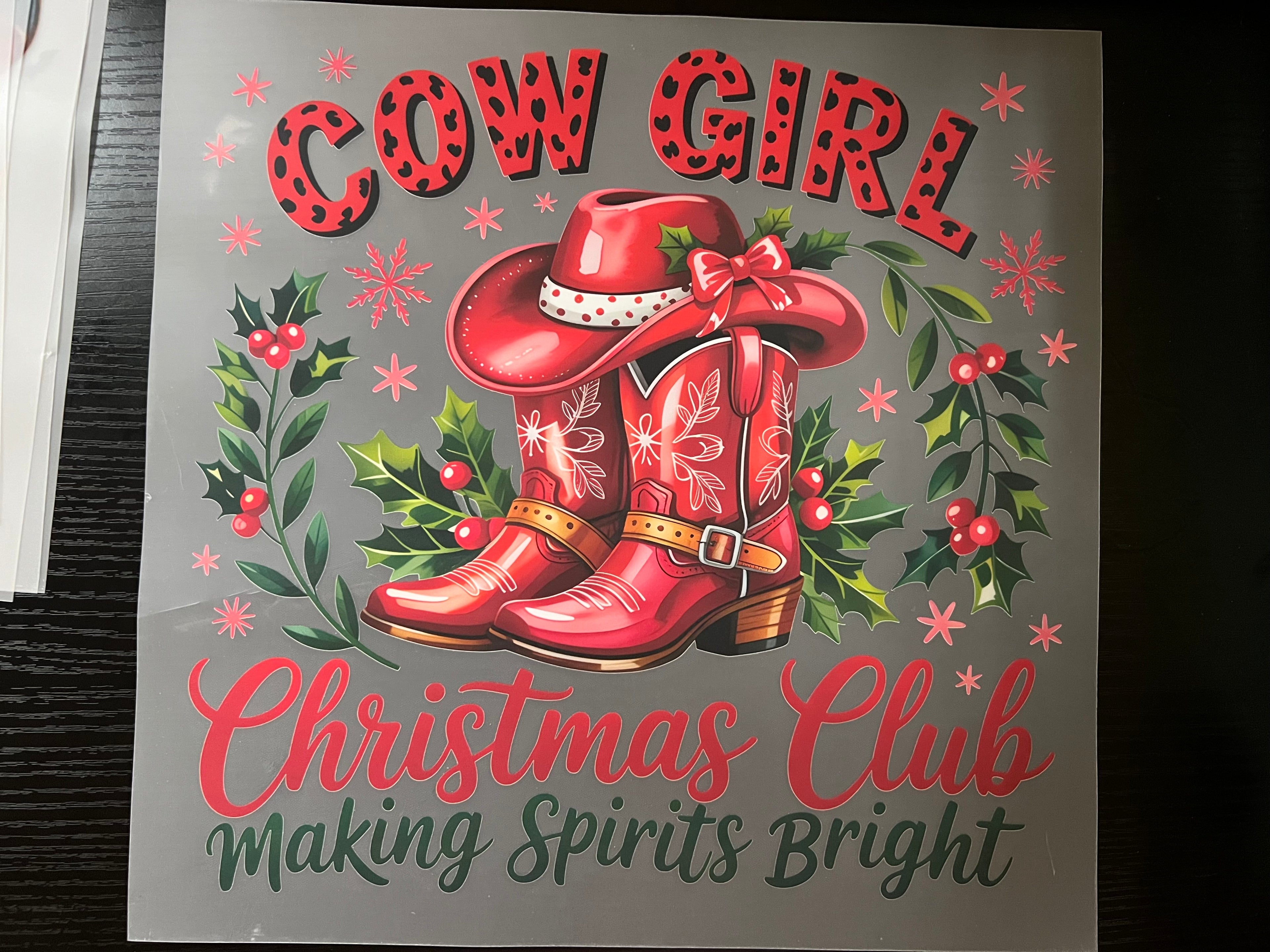 Cow Girl print