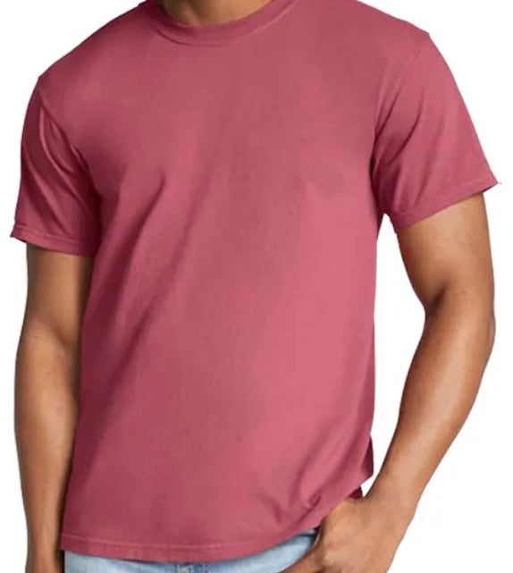 Crimson Comfort Color Tee