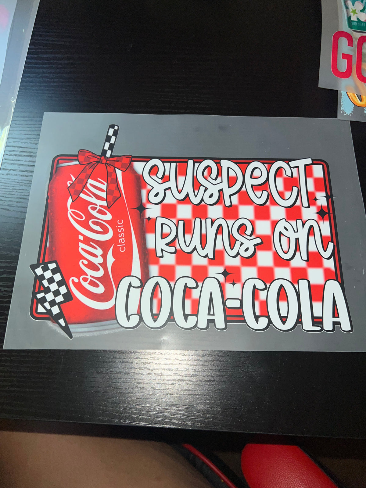 Coca-Cola DTF print