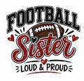 Football sister Dtf print