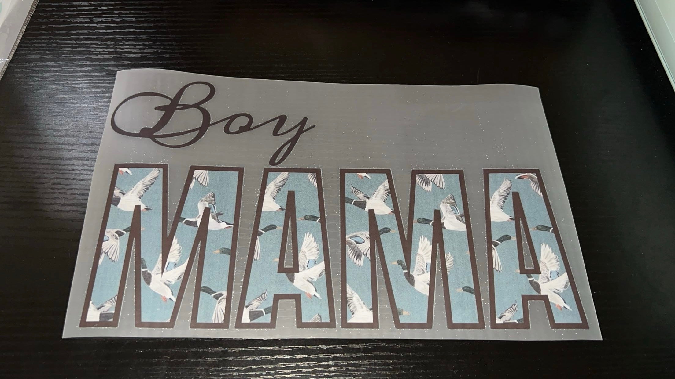 Boy Mama DTF print