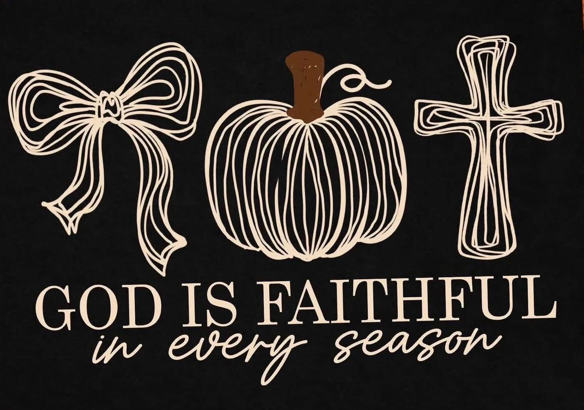 God is faithful DTF print