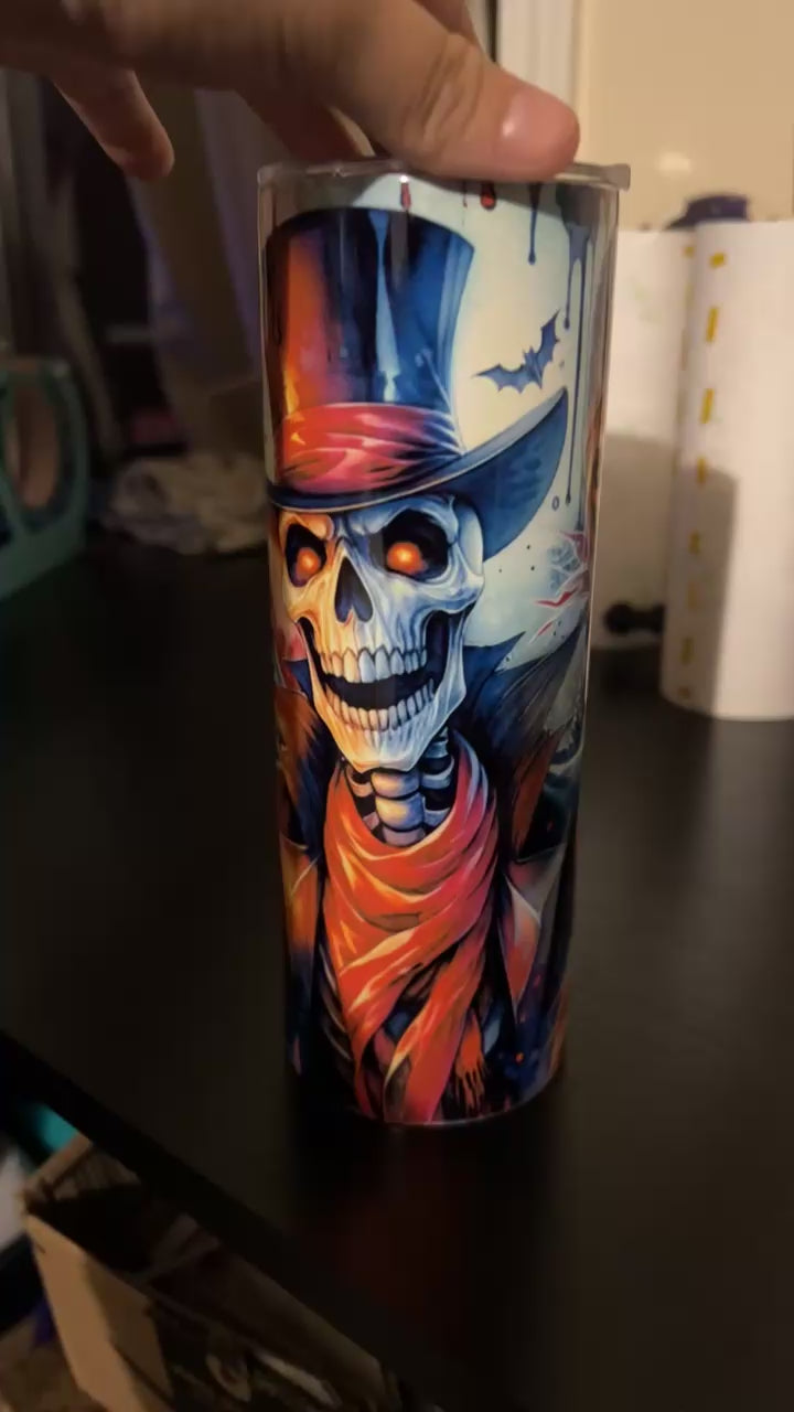 Halloween Skeleton 20oz Tumbler